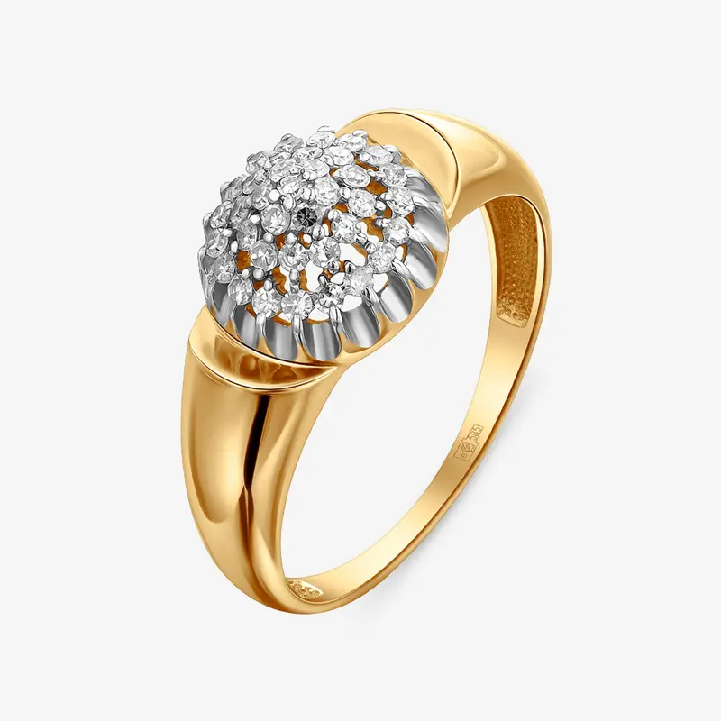 Кольцо золотое с бриллиантом