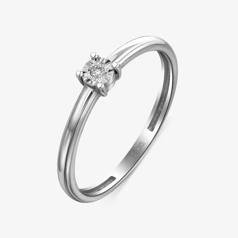 Кольцо золотое с бриллиантом