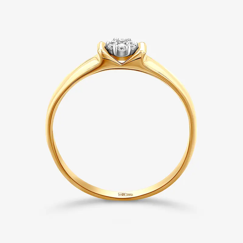 Кольцо золотое с бриллиантом